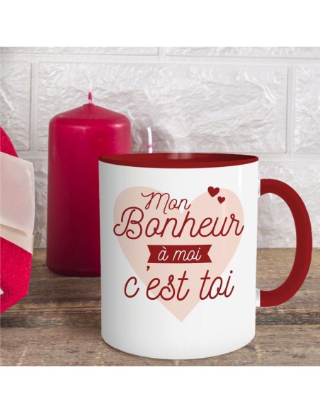 Mug "Je t'aime de tout mon coeur"