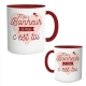 Mug "Je t'aime de tout mon coeur"