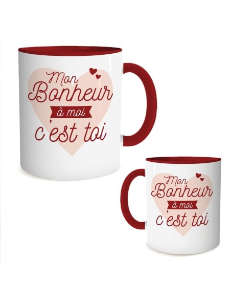 Mug "Je t'aime de tout mon coeur"