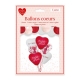 Pack de 10 serviettes coeur