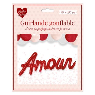 1 ballon métal coeur Saint Valentin 2