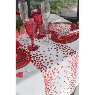 Serviettes Saint Valentin x10 2