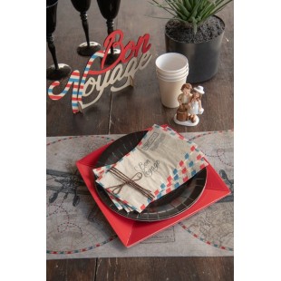 10 assiettes Bon voyage 2