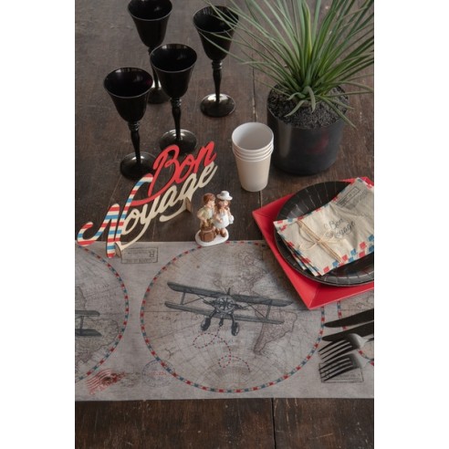 10 gobelets Bon voyage