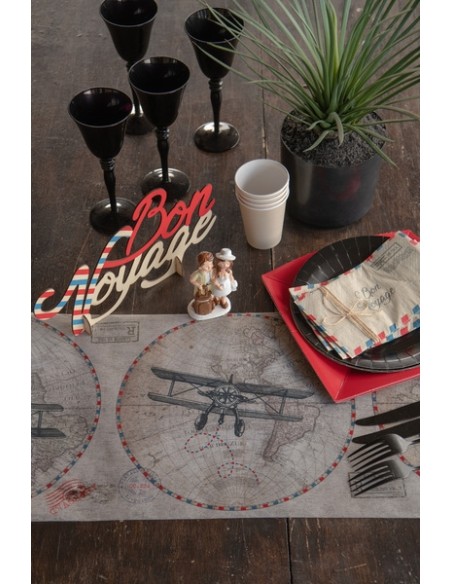 10 gobelets Bon voyage