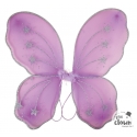 Ailes de papillon violettes