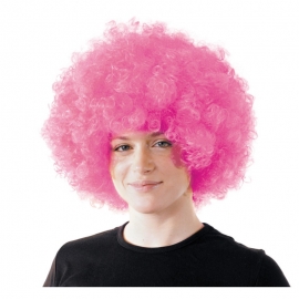 Perruque Afro rose