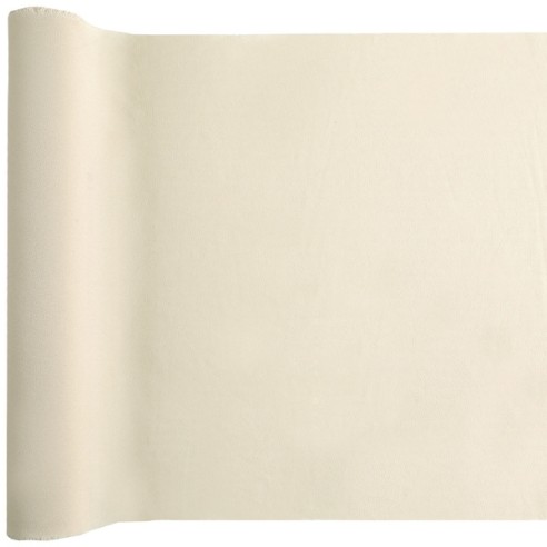 Chemin de table intissé blanc