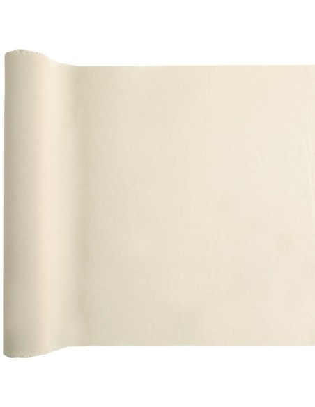 Chemin de table intissé blanc