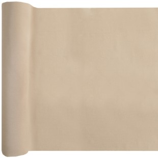 Chemin de table crêpe naturelle 2