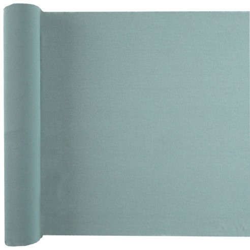 Chemin de table intissé bleu ciel