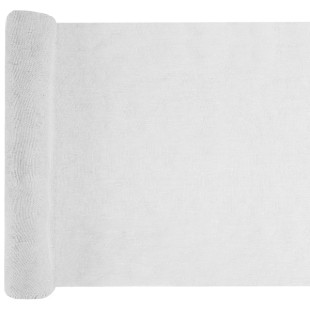 Chemin de table intissé turquoise 2