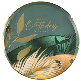 10 Assiettes Birthday jungle
