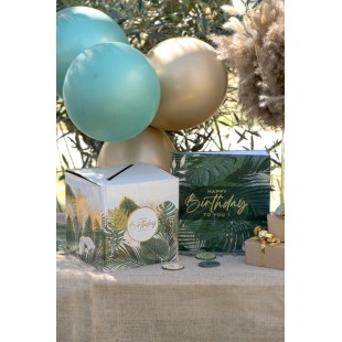 Livre d'or Joyeux Anniversaire métallisé - Kraft 2