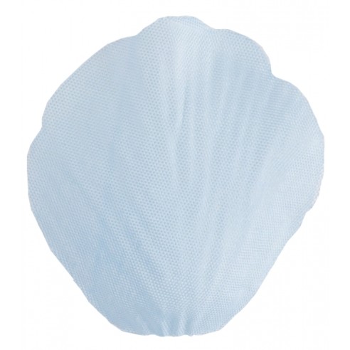 100 pétales avec feuilles - Blanc