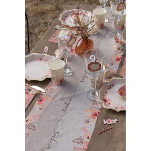Chemin de table romance 43.5x3m 2