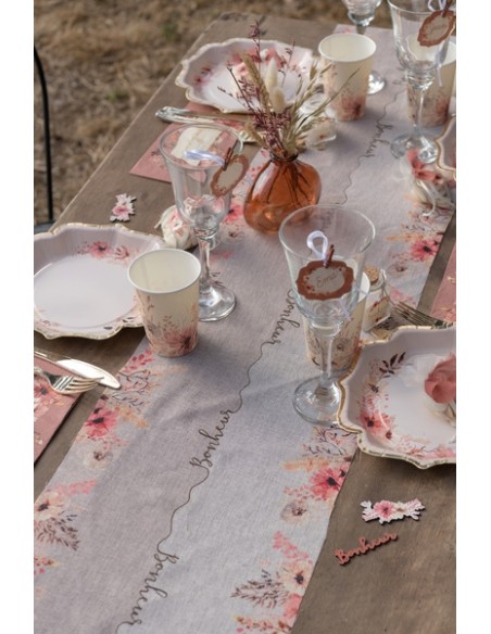 Chemin de table romance 43.5x3m