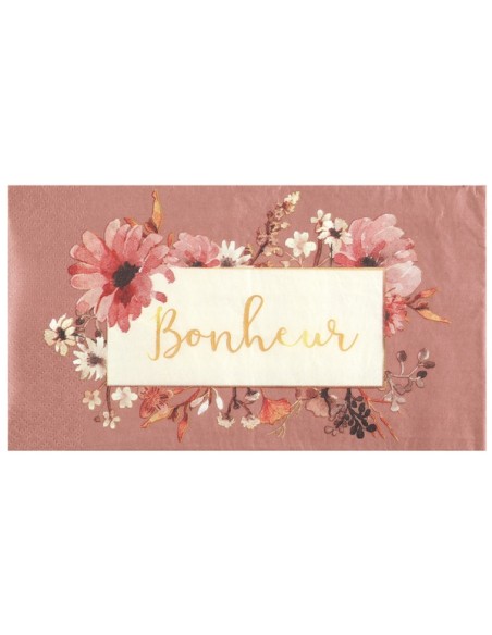 20 serviettes romance