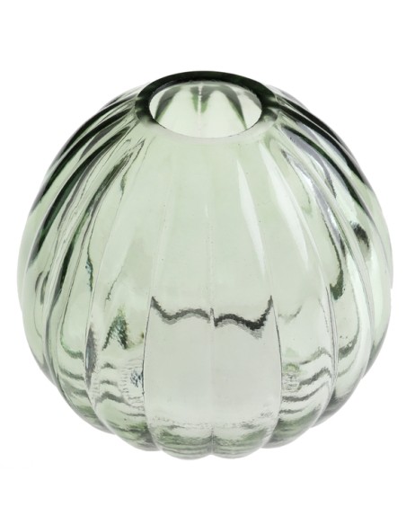 Vase diamant bleu canard