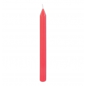 2 bougies flambeau cannelées pink lady