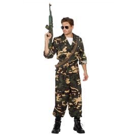 Location costume uniforme camouflage