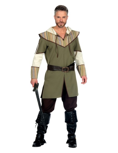 Location costume Homme moyen âge vert