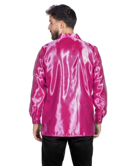 Location chemise disco fucshia