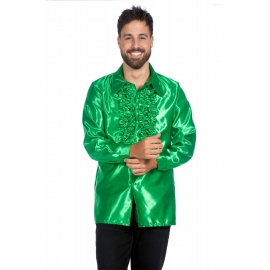 Location chemise disco verte