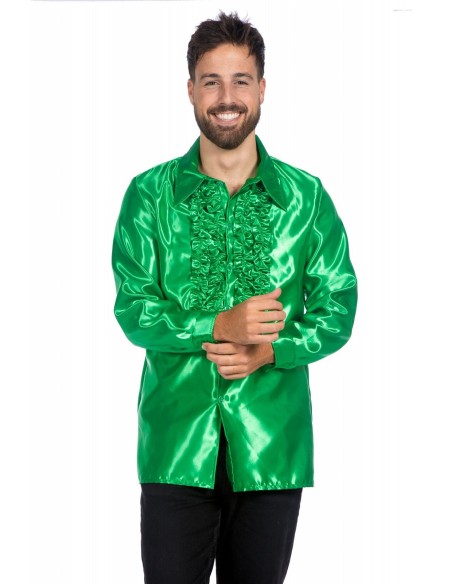 Location chemise disco verte