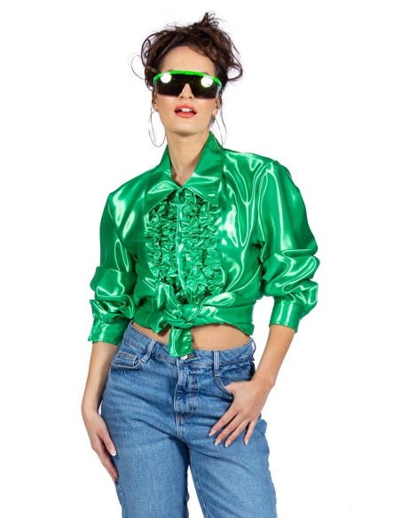 Location chemise disco verte