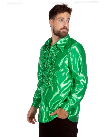 Location chemise disco verte