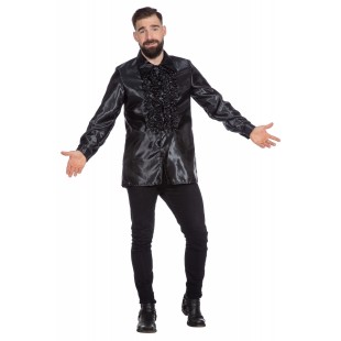 Location chemise disco bleu 2