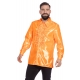 Location chemise disco orange