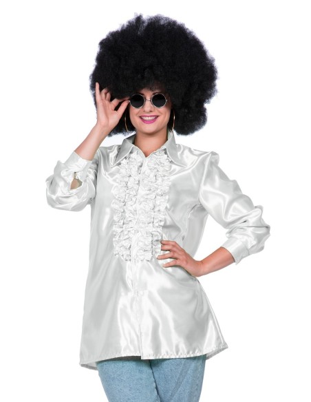 Location chemise disco orange