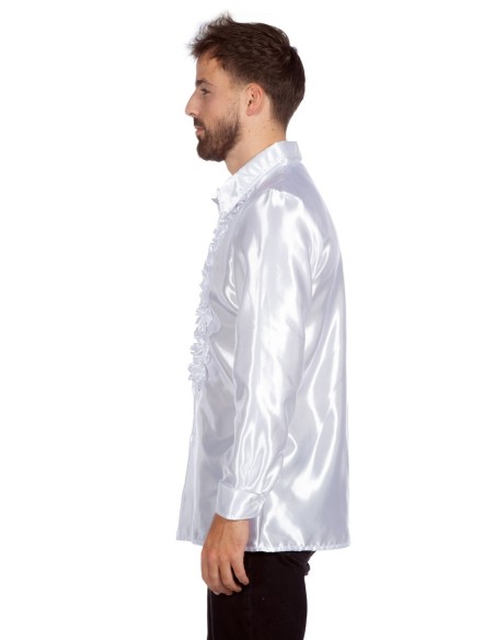 Location chemise disco orange