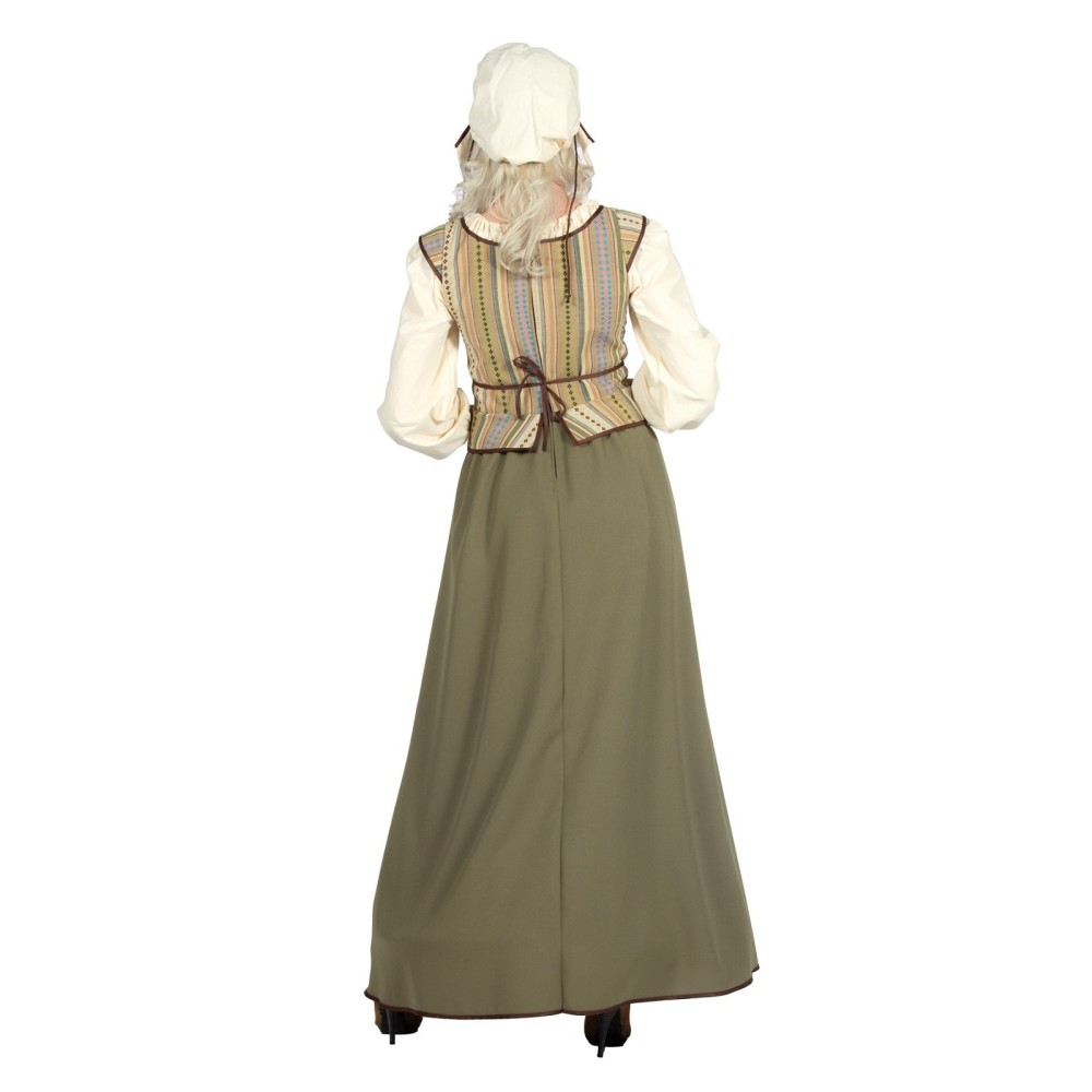 Location costume Femme moyen âge vert