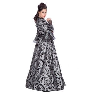 Location costume Marquise grise et noire 2