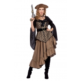 Location costume Pirate marron