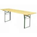 Location table en pin 220x70cm