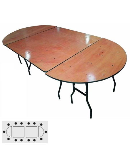 Location table d'honneur 10 personnes