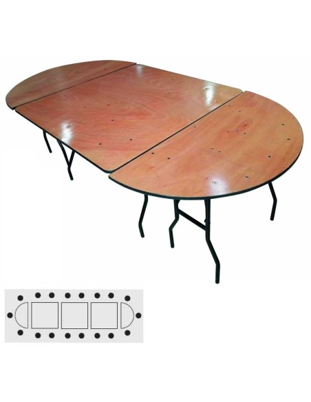 Location table d'honneur 14 personnes