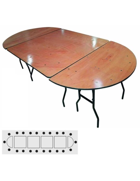 Location table d'honneur 18 personnes