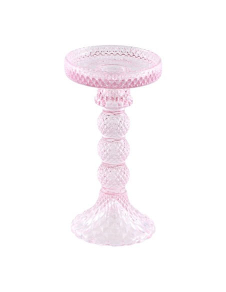 Location Porte bougie bois 17cm or