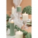 Location Porte bougie verre rose 16.5cm