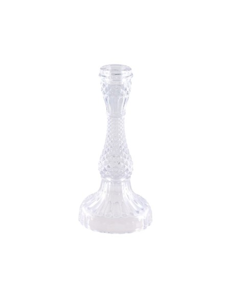 Location bougeoir en verre 21cm