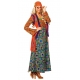 Location costume Hippy orange femme
