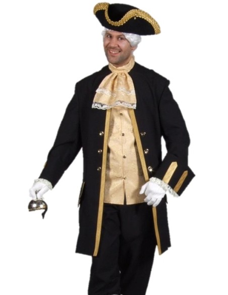 Location costume Marquis noir et beige