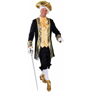 Location costume Marquis noir et beige