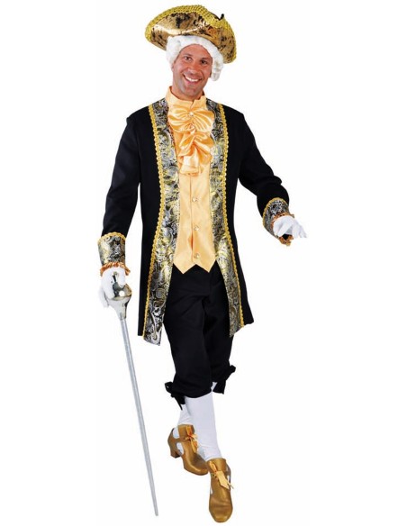 Location costume Marquis noir et beige