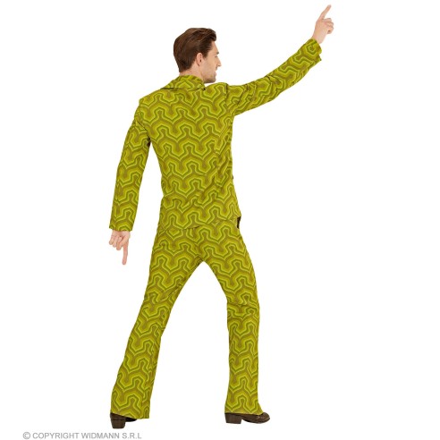 Déguisement Disco groovy vert